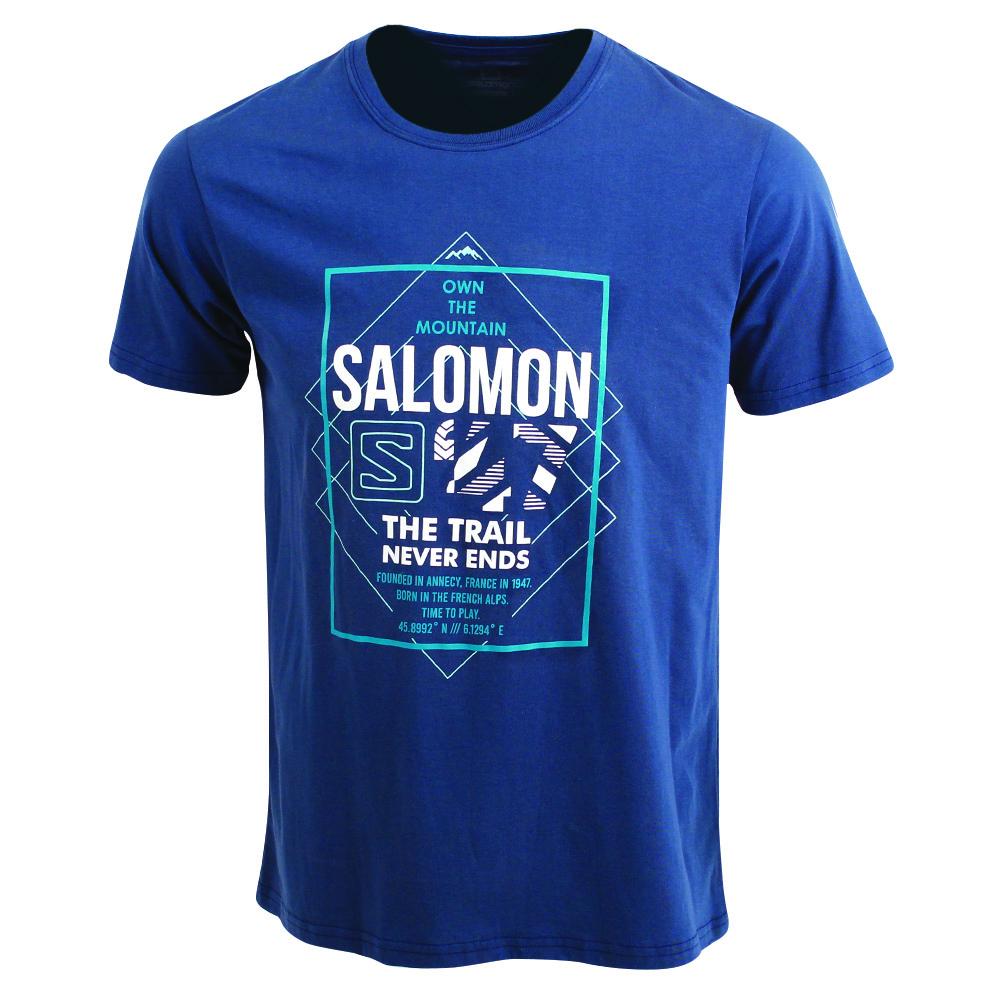 T-Shirts Salomon Homme Foncé - Salomon FORT SS M - France (4675-OCKVM)